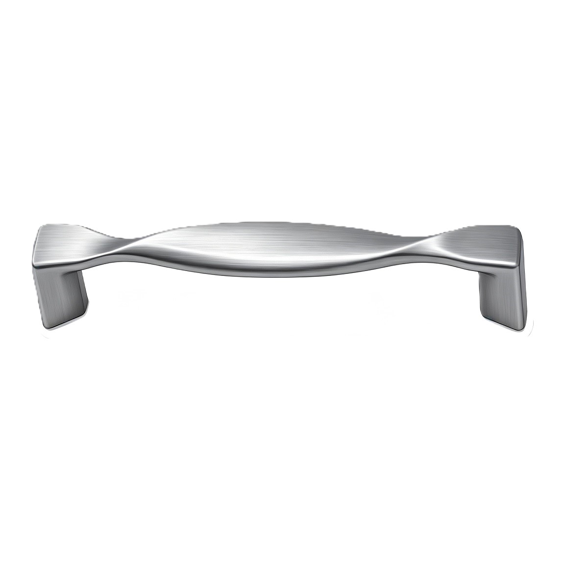 Twisted Square Base Arch Stainless Steel Cabinet Pull Handle
