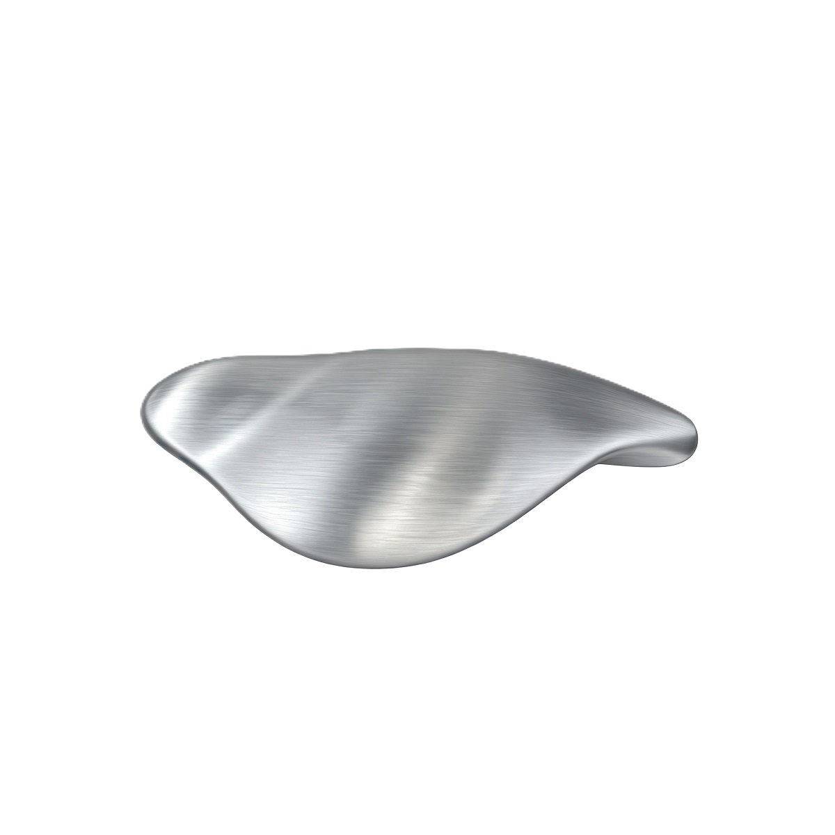 Flat Teardrop Organic Stainless Steel Cabinet Pull Handle