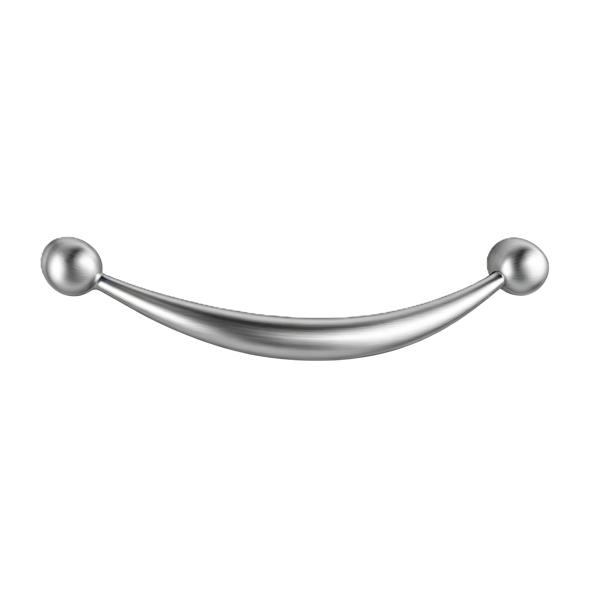 Round Ball End Curved Bow Stainless Steel Cabinet Pull Handle