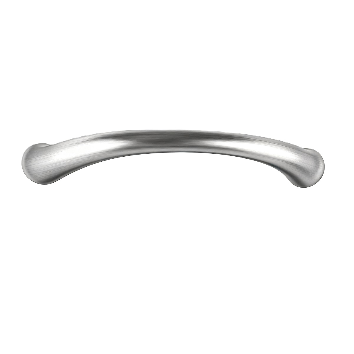Rounded End Gentle Arch Stainless Steel Cabinet Pull Handle