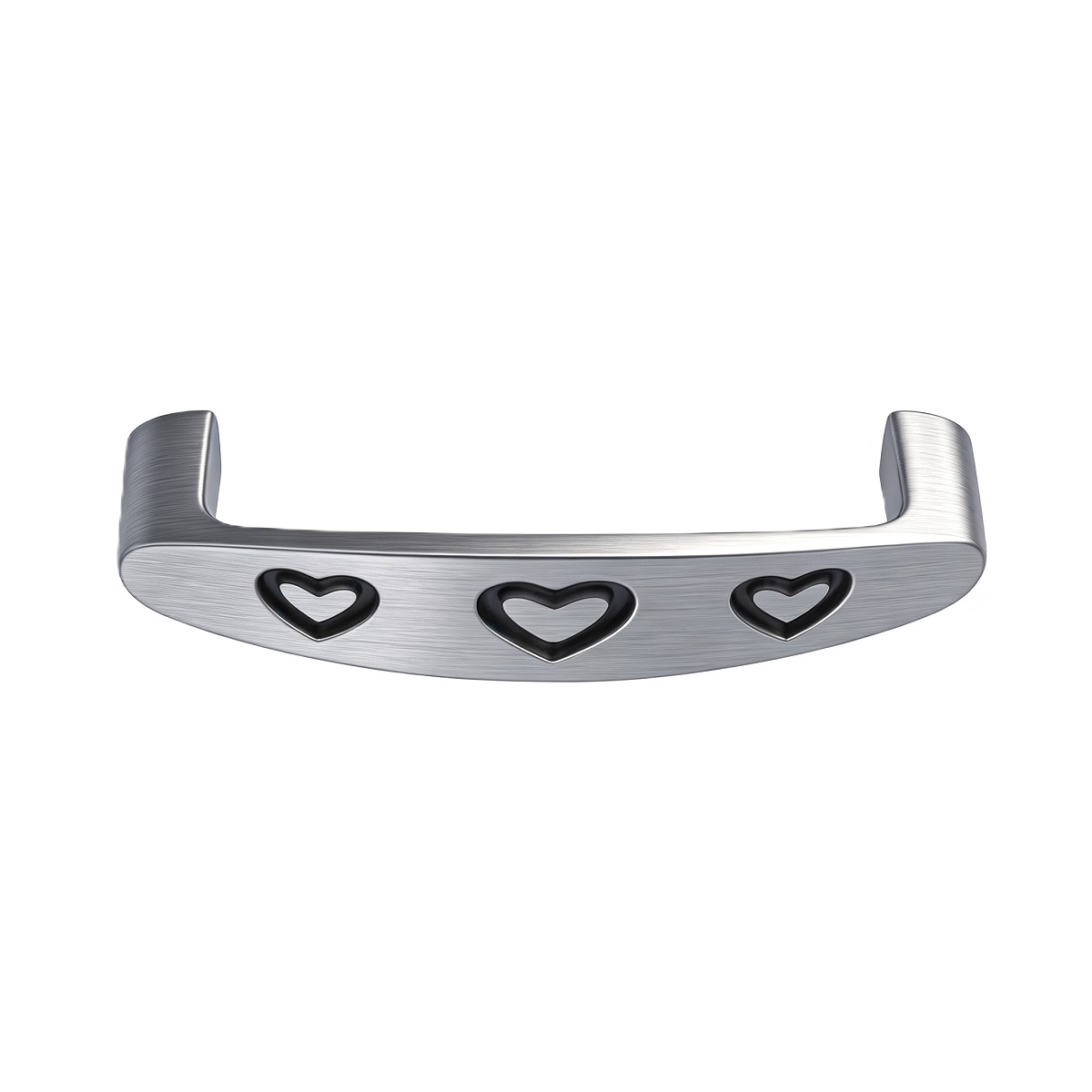 U Bend with Heart Cut out Pattern Stainless Steel Cabinet Pull Handle