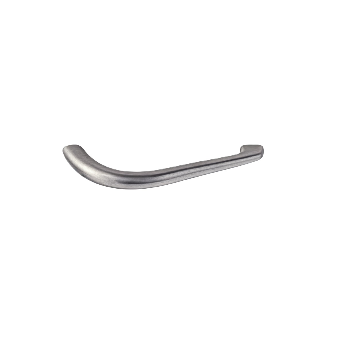 Flat Asymmetric Angled Foot Arch Stainless Steel Cabinet Pull Handle