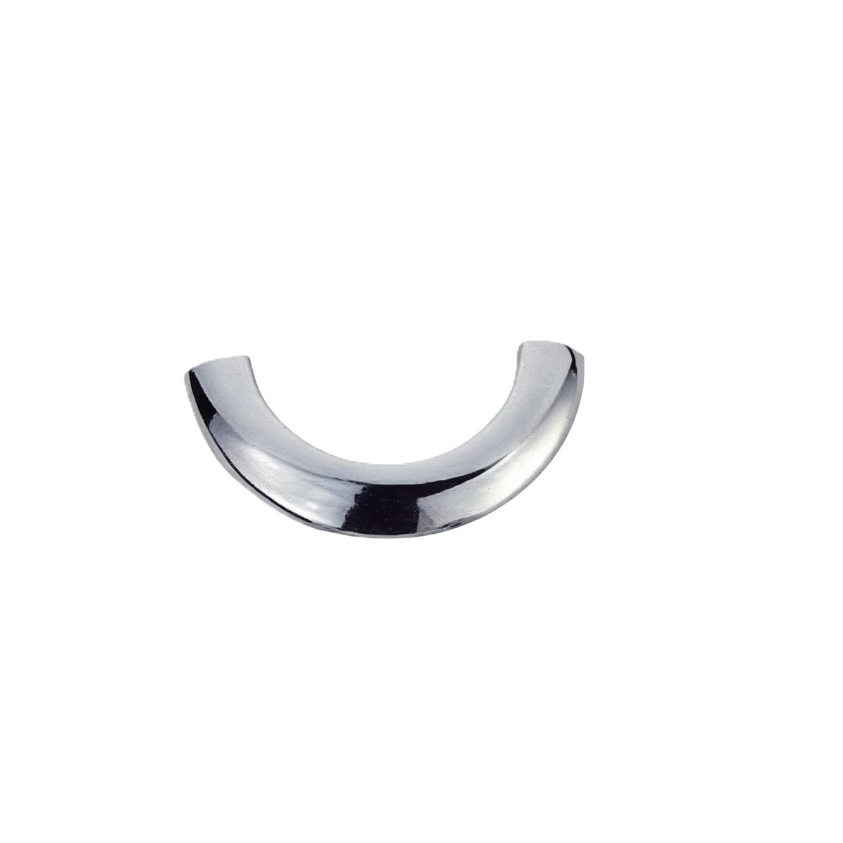Wide Half Round Single Hole Stainless Steel Cabinet Pull Knob