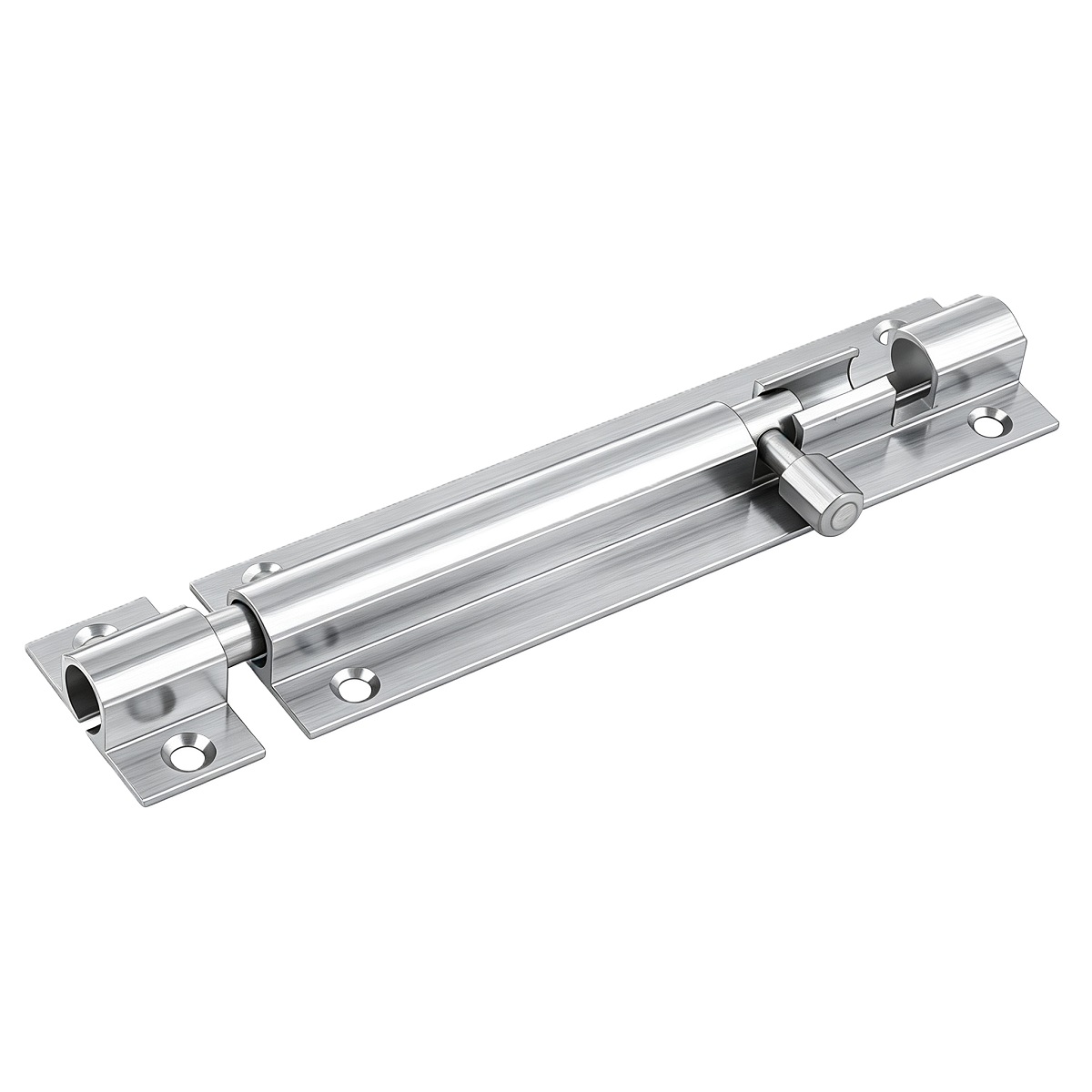 Stainless Steel Straight Surface Mount Barrel Bolt