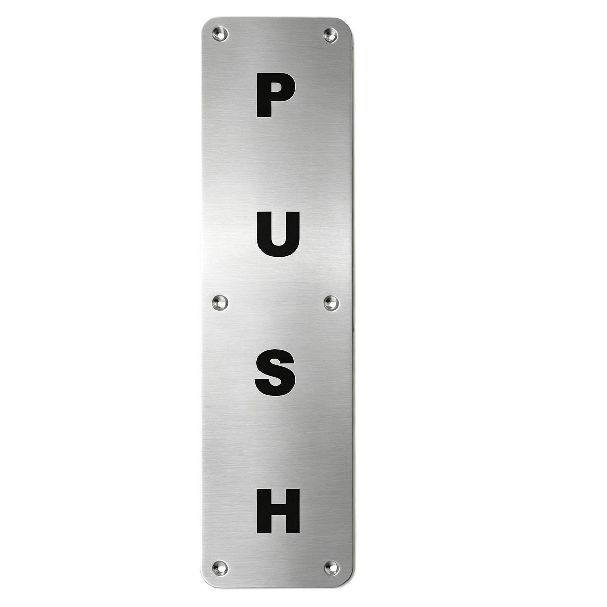 Stainless Steel Push Indication Sign Plate