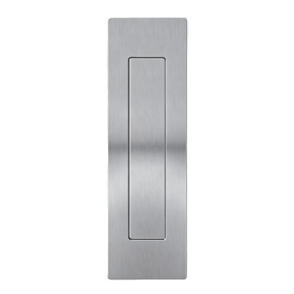 Rectangular Sprung Flush Pull