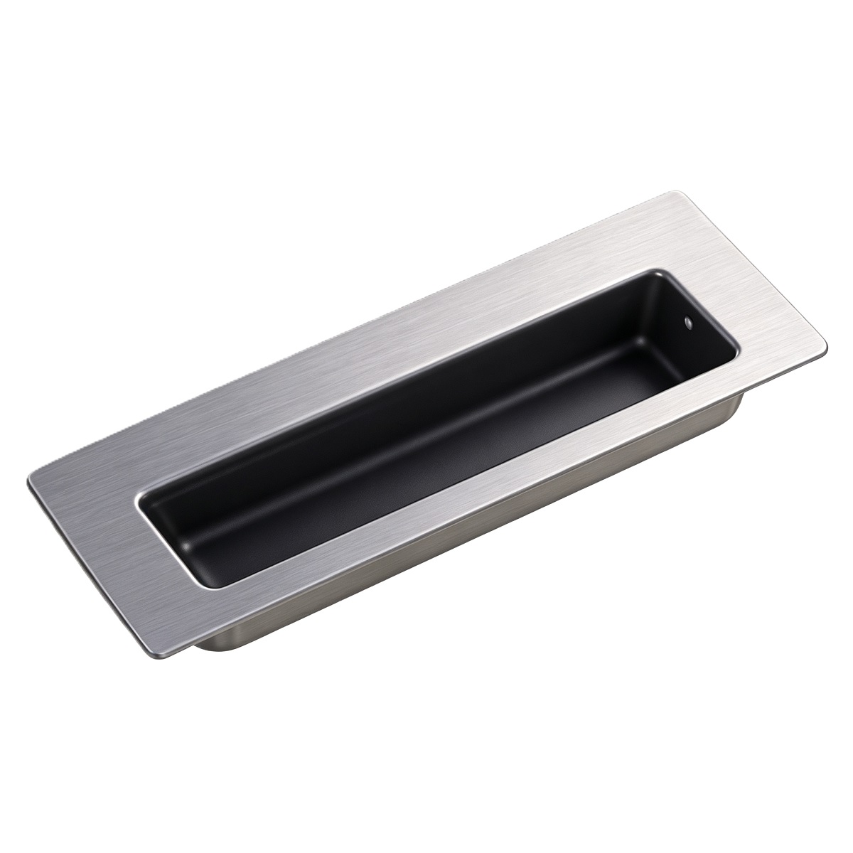 Knurled Grip Recessed Flush Pull