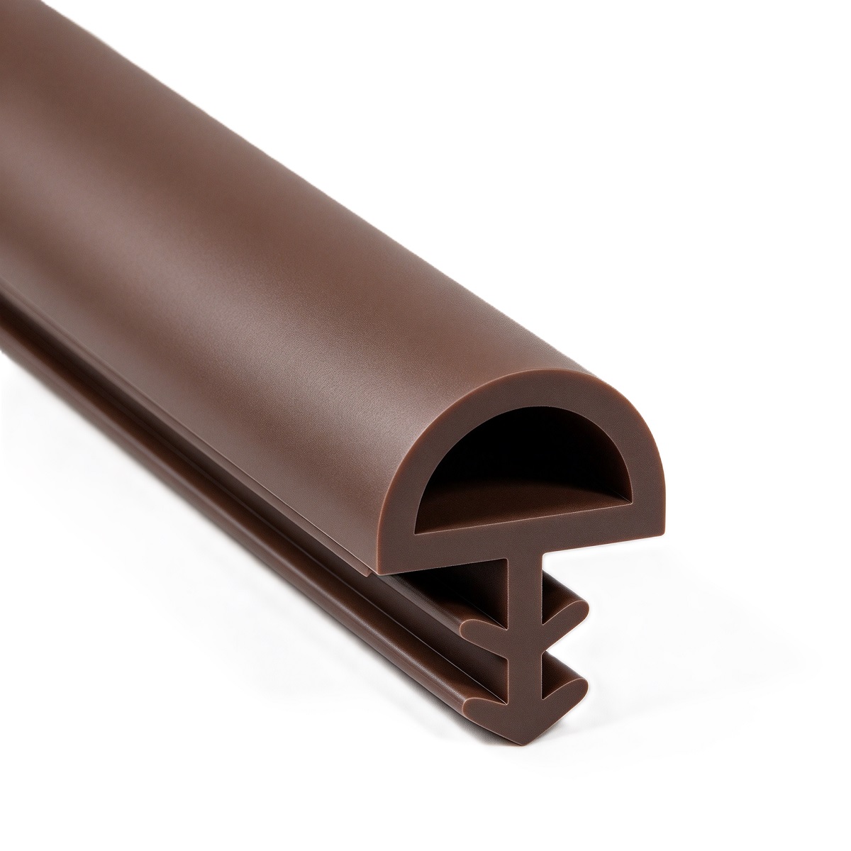 Groove Insert Insulation EPDM Rubber Door Bottom Seal Gasket For Wooden Doors