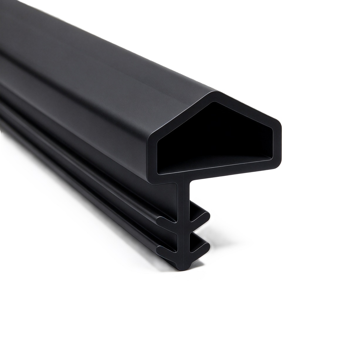 Roof Shaped Groove Insert Waterproof Rubber Door Sweep for External Doors