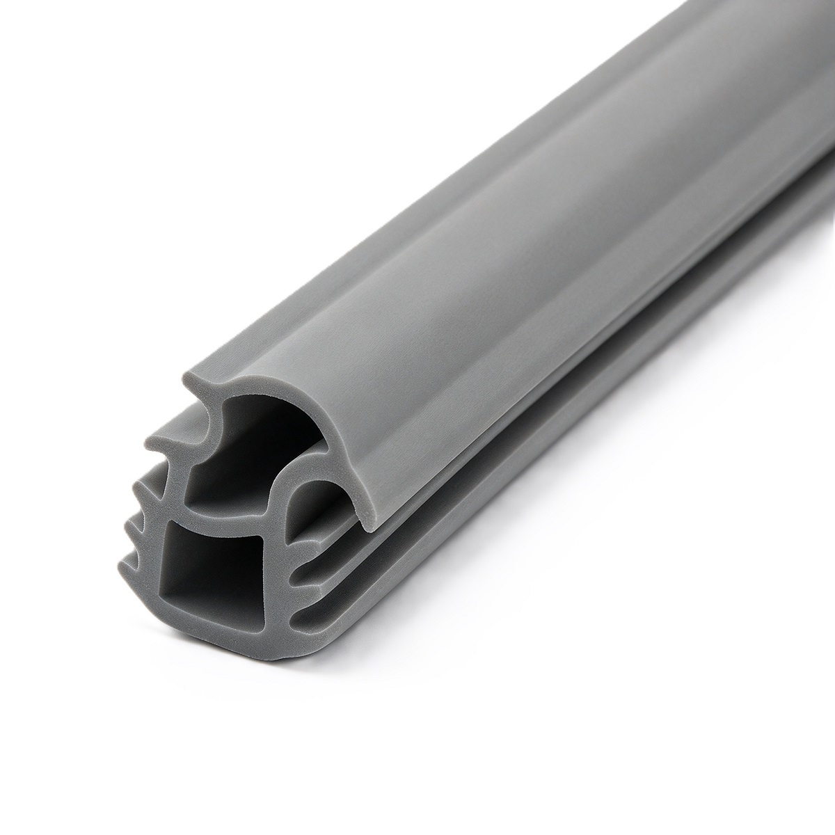 Durable Dust Proof Groove Insert Rubber Weather Stripping For Modern Steel Doors
