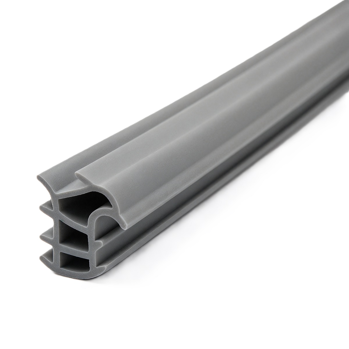 Wind Resistant Groove Insert Rubber Seal For Front Steel Entry Doors