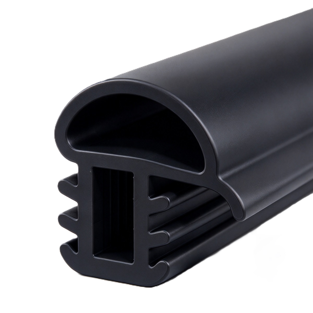 High Performance Acoustic Groove Insert Rubber Weatherstrip For Steel Entrance Doors