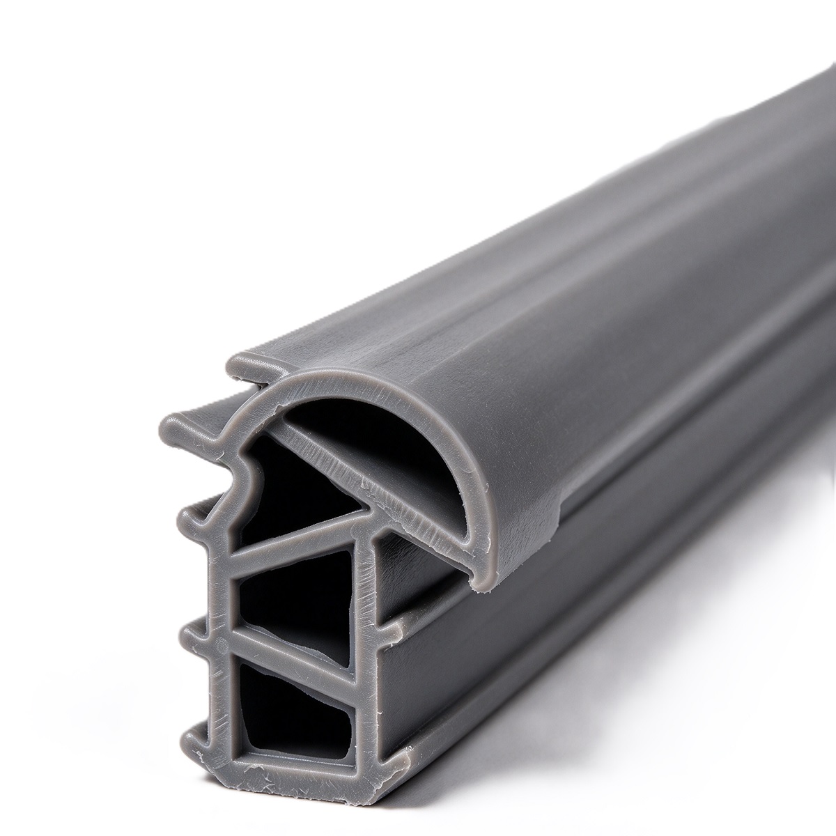 Groove Insert Steel Door Rubber Seal For Commercial Construction