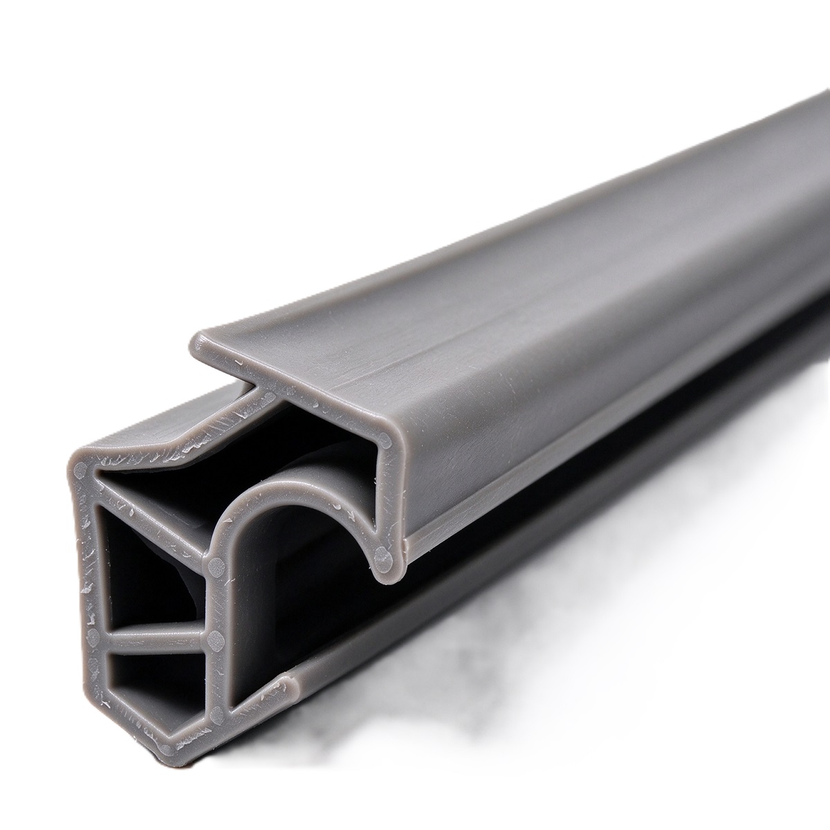 Flexible Groove Mounted Rubber Seal Strip For Commercial Steel Doors