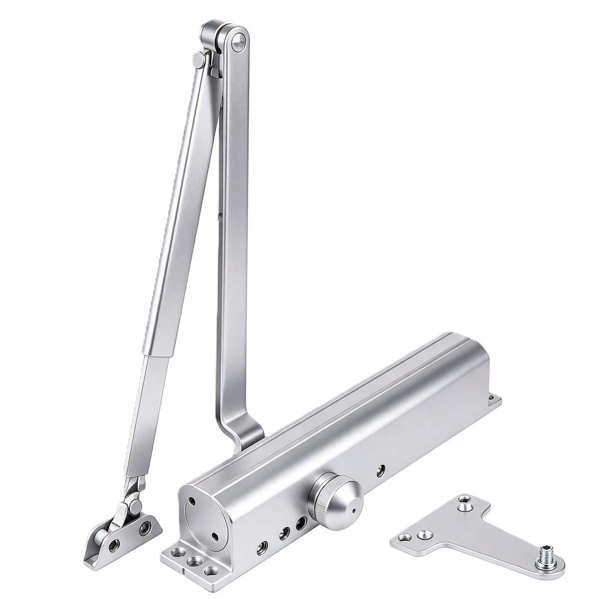 UL Listed Multi Size Adjustable Aluminium Alloy Fire Rated Surface Mount Door Closer