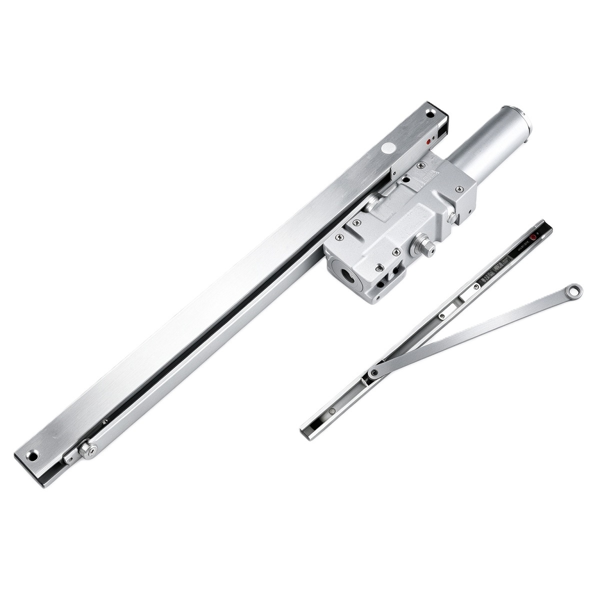 Electric Slide Arm Door Closer DC24V Hydraulic Back Check Concealed Sliding Door Closer