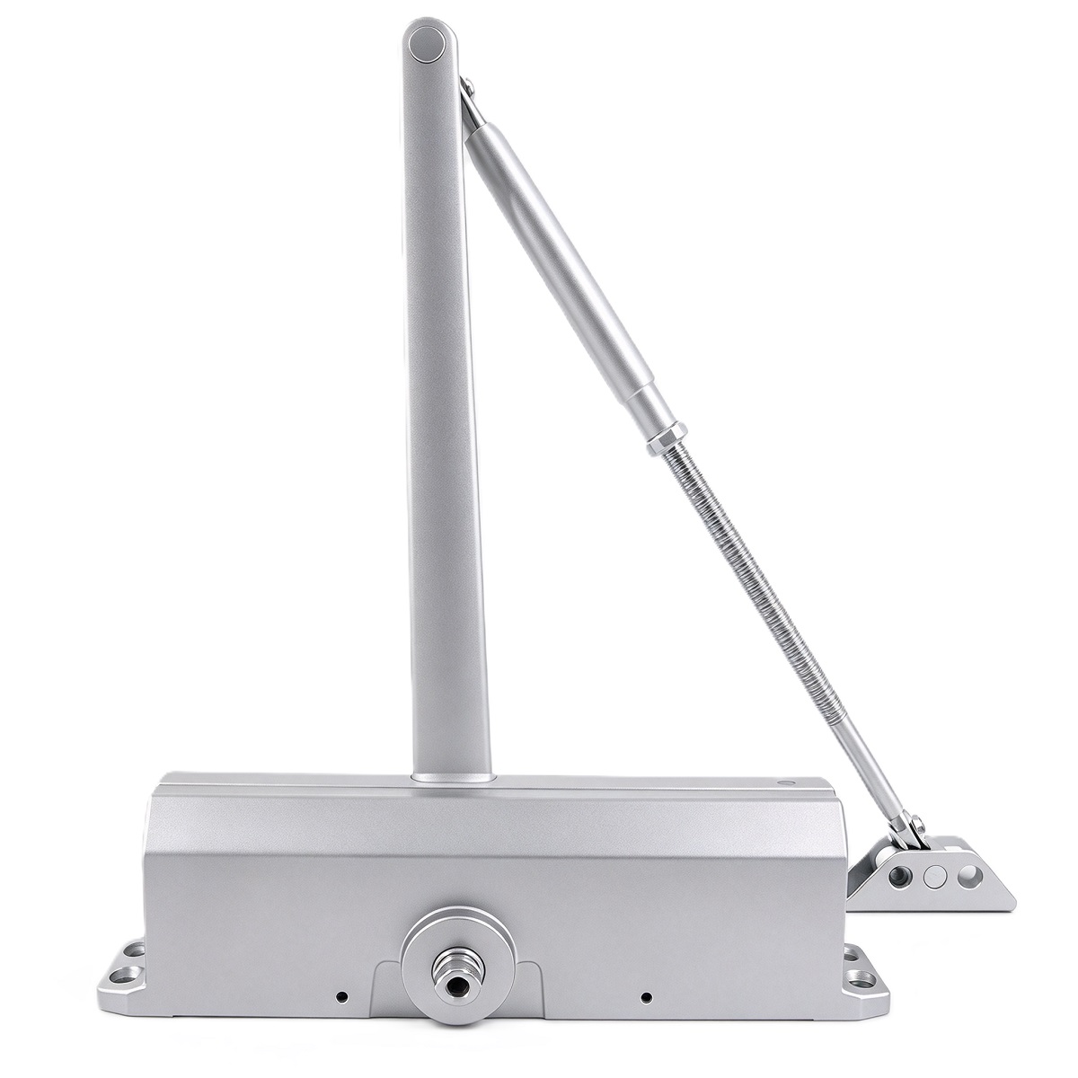 UL Silver Aluminum Alloy Swing Speed Hydraulic 20 To 150KG Door Closer