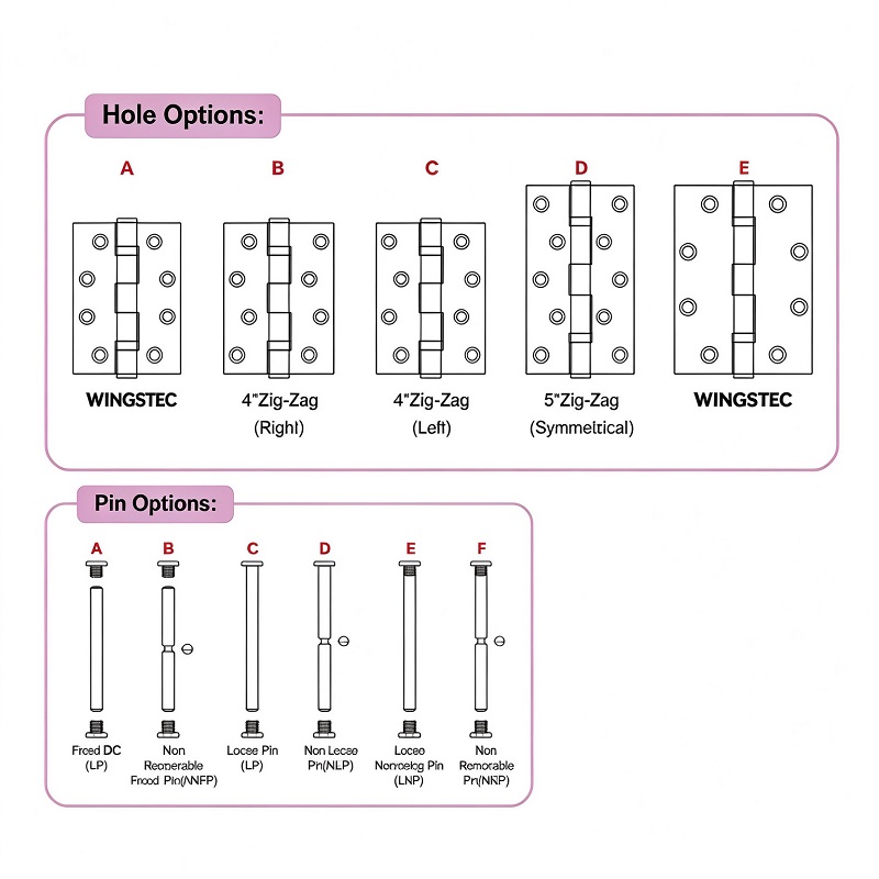 UL Listed Classical 4 Ball Bearing Fire Rated Stainless Steel Butt Door Hinge