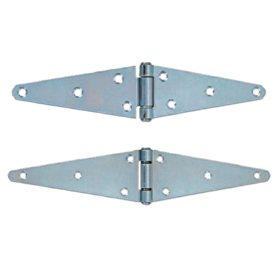 Heavy Duty Zinc Plated Steel Strap Hinge