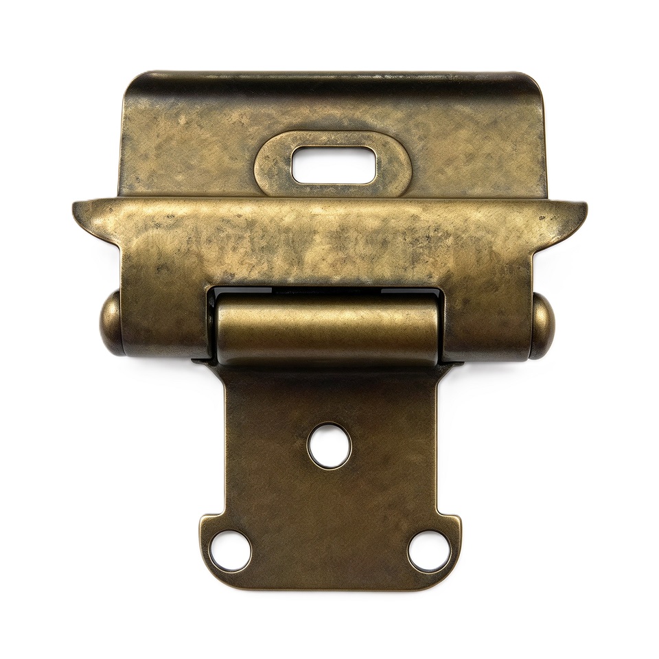 Wrap Around Inset Spring Self Closing Cabinet Hinge