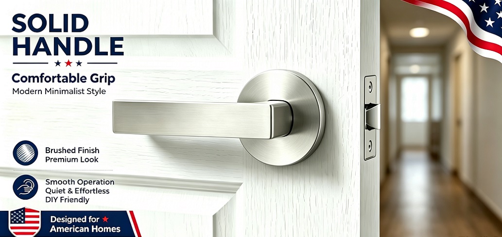 Passage Door Lever Lock Set