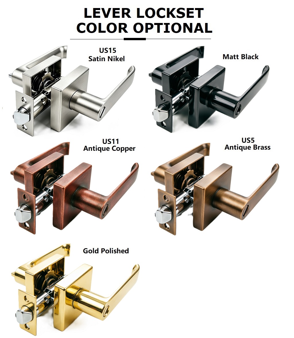 Square Lever Lockset Colors Square Lever Lockset Colors