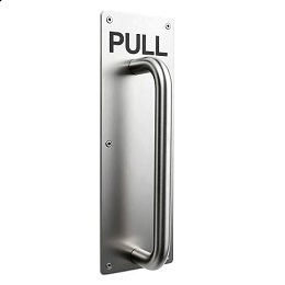 Stainless‑Steel Wall Mount Back Plate For Entry Door Pull Handle