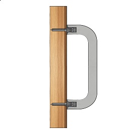 Secret Fixings Example For Concealed Pull Handle Installation
