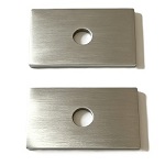 Satin Stainless Steel Square Gasket Decorative Base Plate For Door Pull Handle