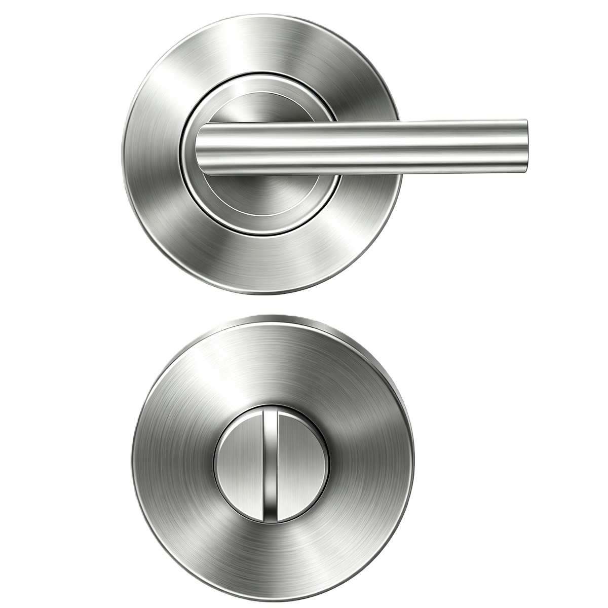 R‑T06R01 Designer‑Exclusive Round‑Rose Stainless‑Steel Thumbturn