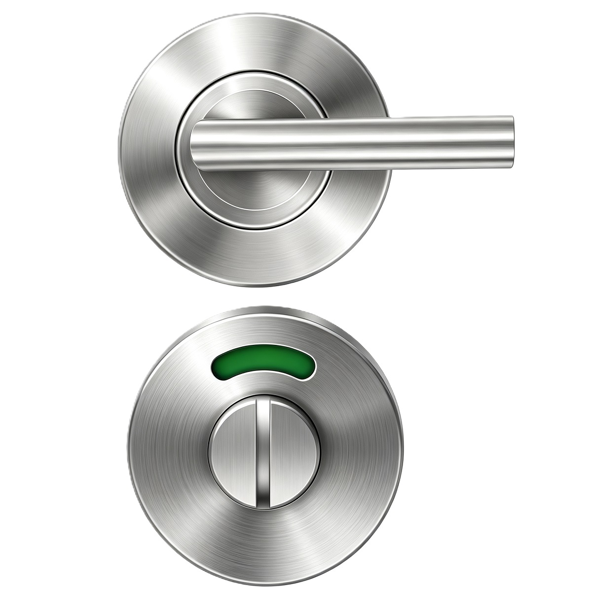 Designer‑Exclusive Round‑Rose Stainless‑Steel Thumbturn All‑Finishes Preview
