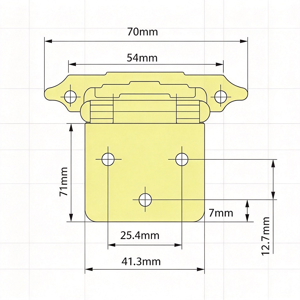 Flush mount spring self closing cabinet hinge, decorative flush hinge for vintage cabinet doors, multiple gauge & finish options