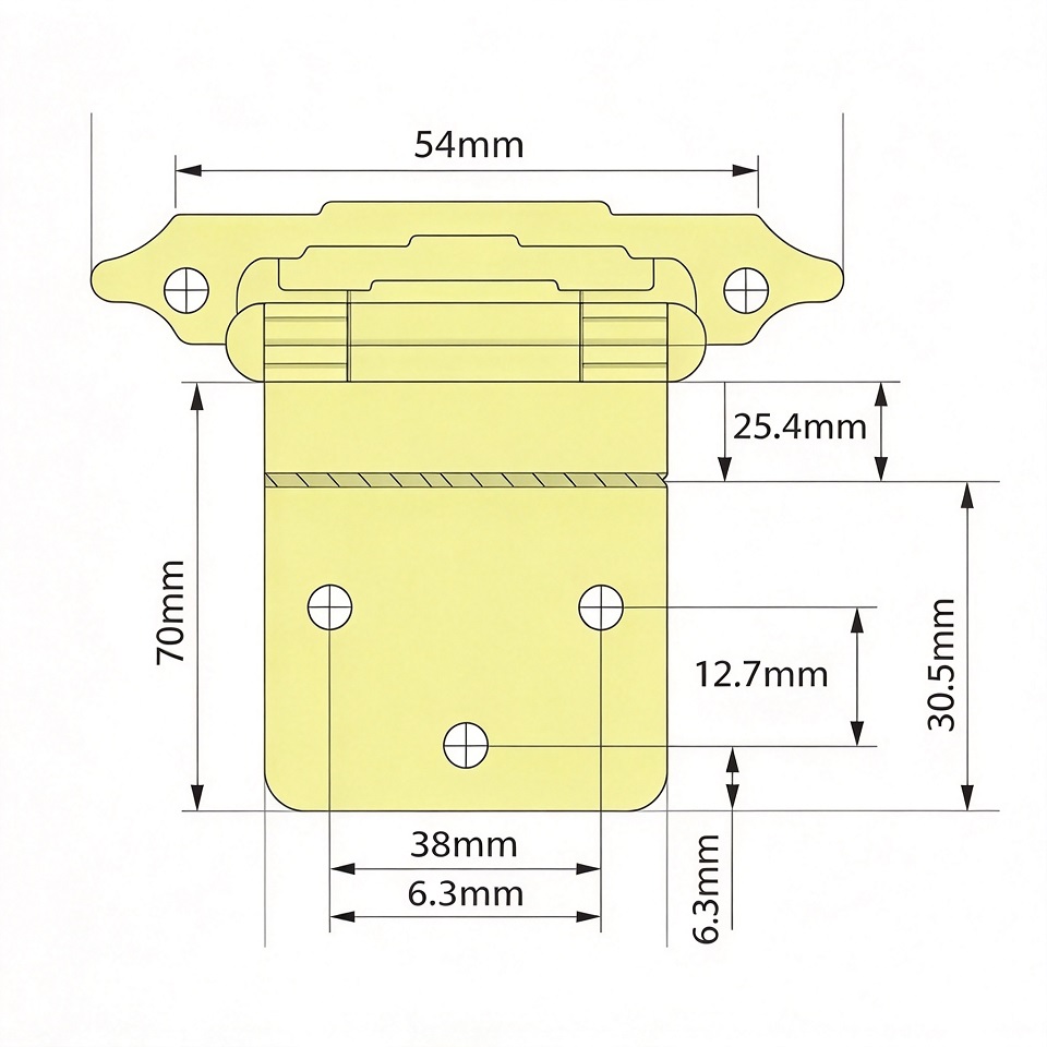 Semi wrap spring self closing cabinet hinge, decorative semi wrap hinge for vintage cabinet doors, multiple gauge & finish options
